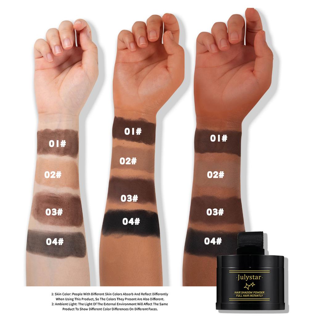 Волшебная пушистая пудра для волос, тени для волос, корректор для корней, серое покрытие, унисекс, четыре доступных цвета