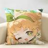 Wuthering Waves Verina Cushion Cover Natural Linen Organic Fabric DoubleSided Printing Room Sofa Decor Pillow Case