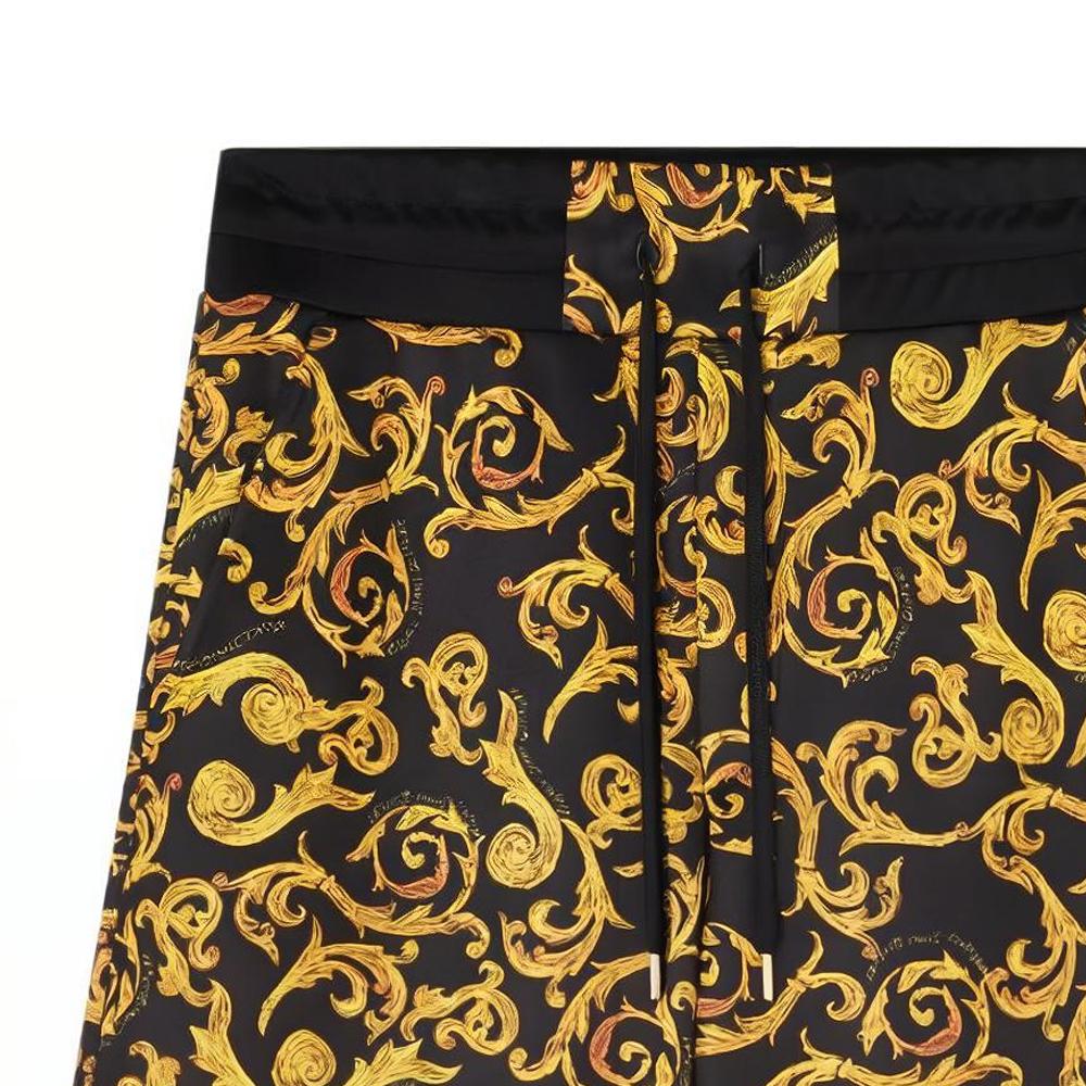 VERSACE JEANS COUTURE Baroque print Knee length Shorts E74GAD3B1-EFS062-EG89