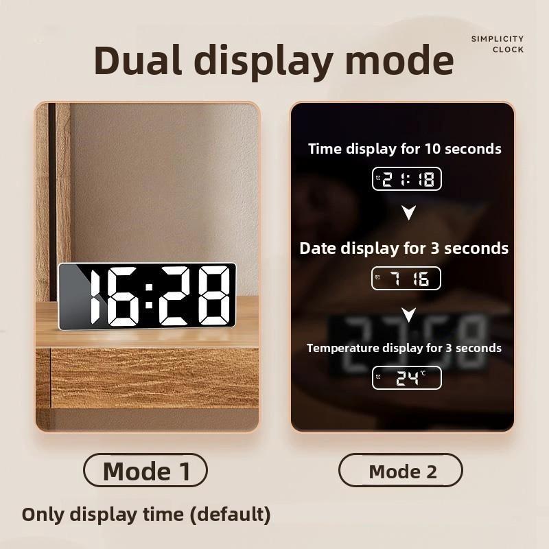 Numeric Modern Electronic Table Clock Desktop Alarm Clocks Digital Display Tool