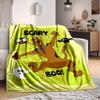 1 шт. Фланелевое одеяло Scooby-Doo на Хэллоуин - Легкое, Мягкое, Теплое, Всесезонное одеяло для дивана, кровати, путешествий, кемпинга L1029083