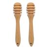 2 шт. Ложка для меда Деревянная ложка-диппер для меда Буковая ложка для подачи меда и сиропа Длинная палочка для меда Ложка для перемешивания Кухонные аксессуары