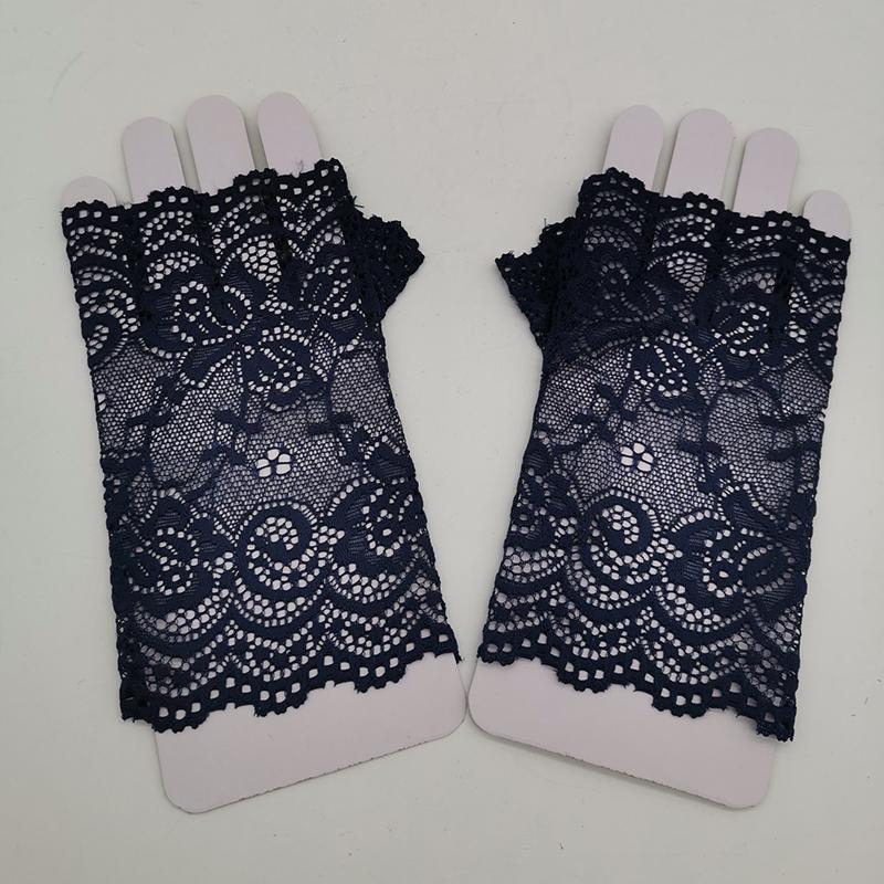 Женские солнцезащитные перчатки для улицы, кружевные перчатки с защитой от УФ-излучения, варежки для езды на велосипеде, модные солнцезащитные перчатки на лето, сексуальные, 1 пара