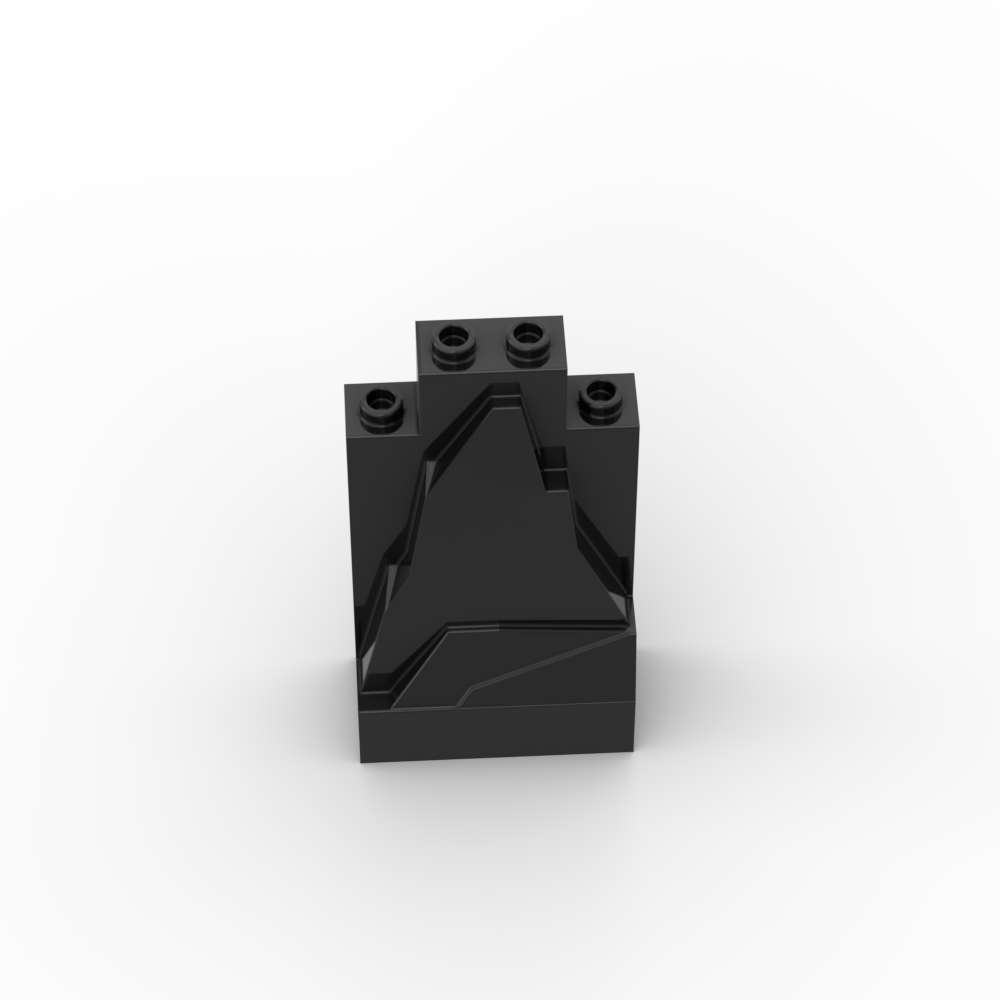 Нетоксичный Moc 1 шт. 47847 Строительные блоки «Панель скалы» 2x4x6 Доска-каменная горка Кирпичи Головоломка из частиц Игрушка Подарки на день рождения для детей