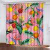 Aesthetic Room Decoration 3D Fruit Prints Patterns Window Curtain Living Room Decorative Blackout Curtains for The Bedroom
