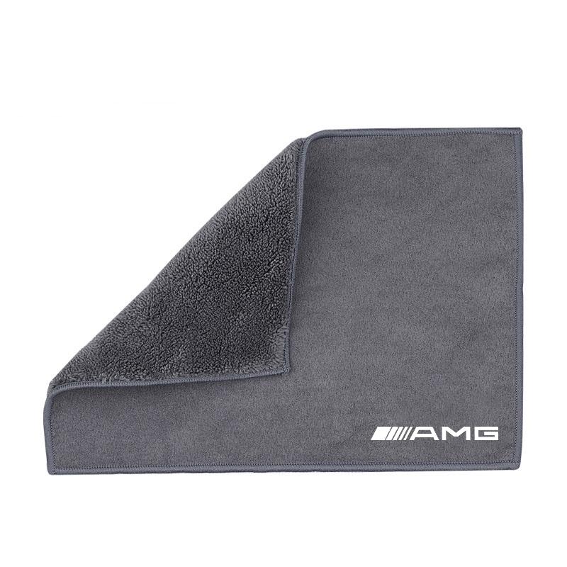WUGL8 Suede Car Cleaning Towel Soft Brush Car Gap Dust Removal Tool For Mercedes Benz AMG GLC W203 W206 W220 W205 W211 W212 W201 W210