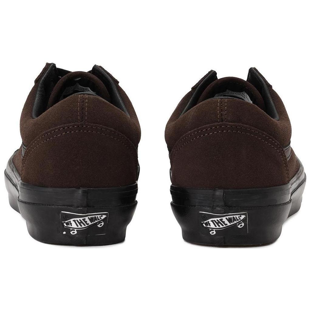 Vans Premium Old Skool Comfortable Versatile Low-Top Skate Shoes Unisex Sneakers Brown Black VN000D56YS8