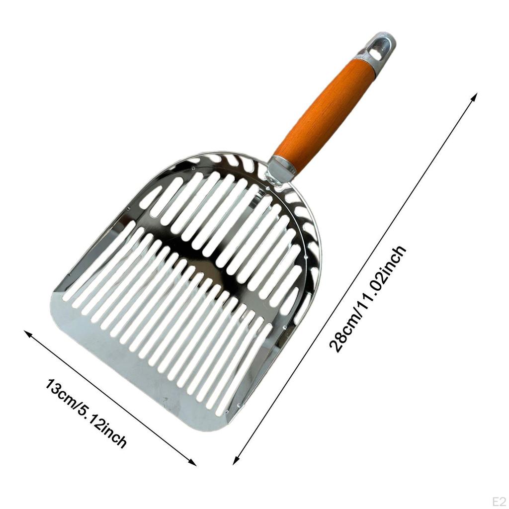 Совок для кошачьего песка, сетчатый фильтр из нержавеющей стали для чистки туалета, совок для чистки домашних животных