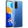 Protective Case - E.F.CONNECTION - Redmi Note 11 - Shockproof Silicone - Transparent - Flexible