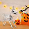 Halloween Skeleton Animal Figurine Large Plastic Skeleton Bone Statue for Lawn Yard Graveyard Home Tabletop Decor