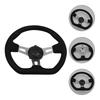 Автомобильные рулевые колеса Go Kart Car Modified Decor Supply Decorate 27X27cm Pu