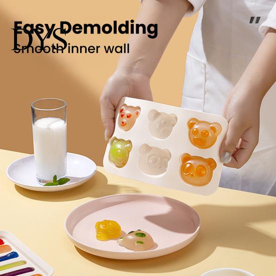 Professional Bakery Supplies Baby Popsicle Mold, Bear/Rabbit Shape Easy Release Soft Silicone Mold for Baking Flexible Food Maker, Desserts