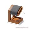 Oirlv SM23502 Wooden Watch Stand Dark Gray Mini Compact Portable Display Storage Photography