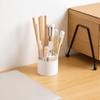 Mini Desktop Storage Box Rotating Stationery Storage Rack Simple Makeup Brush Holder  for Home