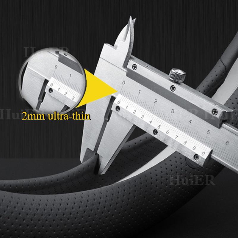 Для Dongfeng DFSK Box Nammi 2026 2026 2026 Двойной D Тип Чехол на Руль Ультратонкая Кожа Дышащие Чехлы на Ручку Автомобиля