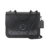 New Madison Leather Small Square Bag Shoulder Bag Crossbody Bag Women's Black C3758-MWQV8