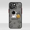Матовый чехол с милым мультяшным астронавтом для Apple iPhone 14 11 13 7 12 Pro 7 XR XS Max 8 6s SE 2022, мягкий чехол для телефона