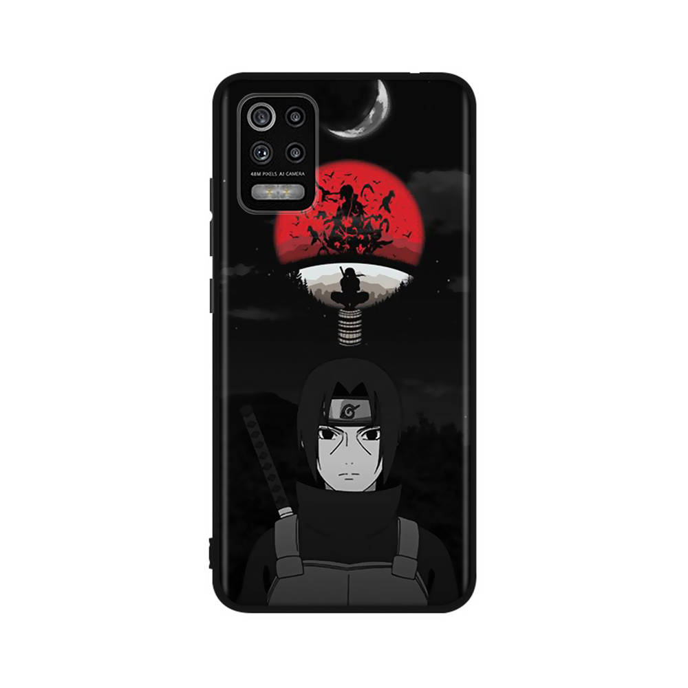 DT19 Naruto Itachi Case for OPPO Reno 8 6 5 4 Pro Find X3 A17 A31 A38 A40 A53 A54 A55 A74 A76 A78 A77 A80 A94 A95 A96 Lite Black Soft Cover