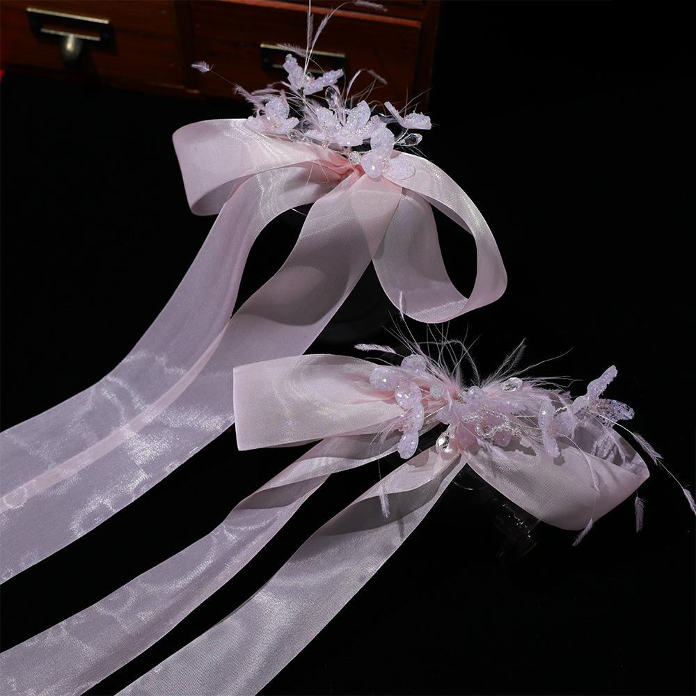 Заколки для волос в виде цветка, вилки, китайские аксессуары для волос ханьфу для женщин, вилка-шпилька ручной работы, винтажные свадебные украшения для волос в стиле ретро, короны для девочек и женщин