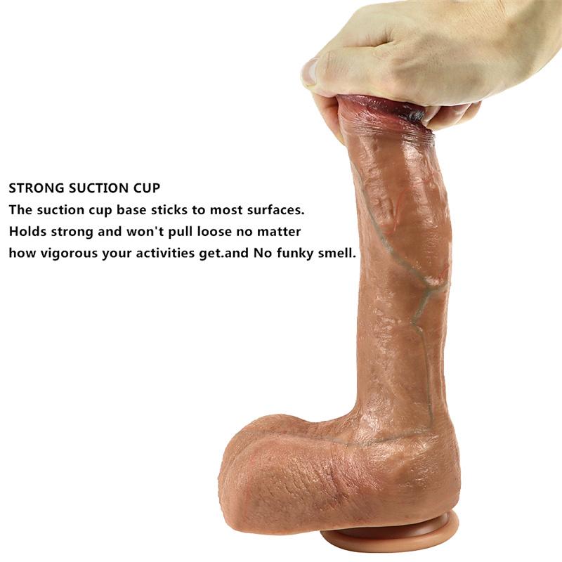 Супер мягкий негабаритный грубый конский фаллос, женский мастурбатор, имитация поддельных секс-игрушек