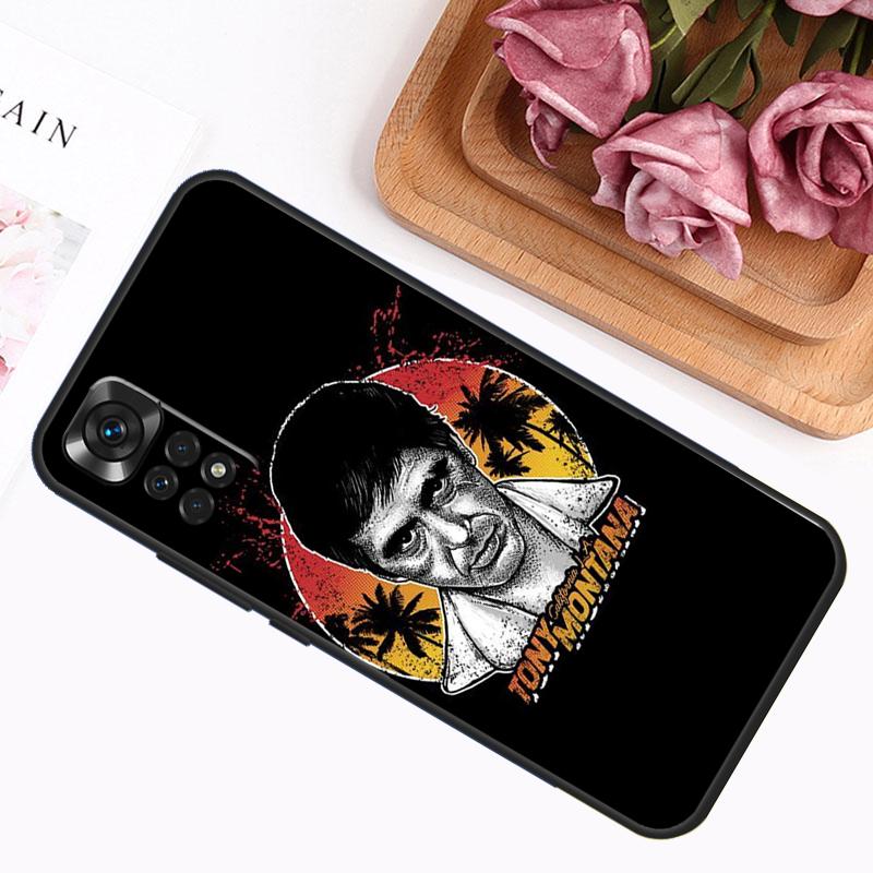 Чехол Scarface Tony Montana для Xiaomi Redmi Note 13 Pro 14 12 11 9 10 9S 10S 11S 12S Redmi 12C 13C 14C 10C