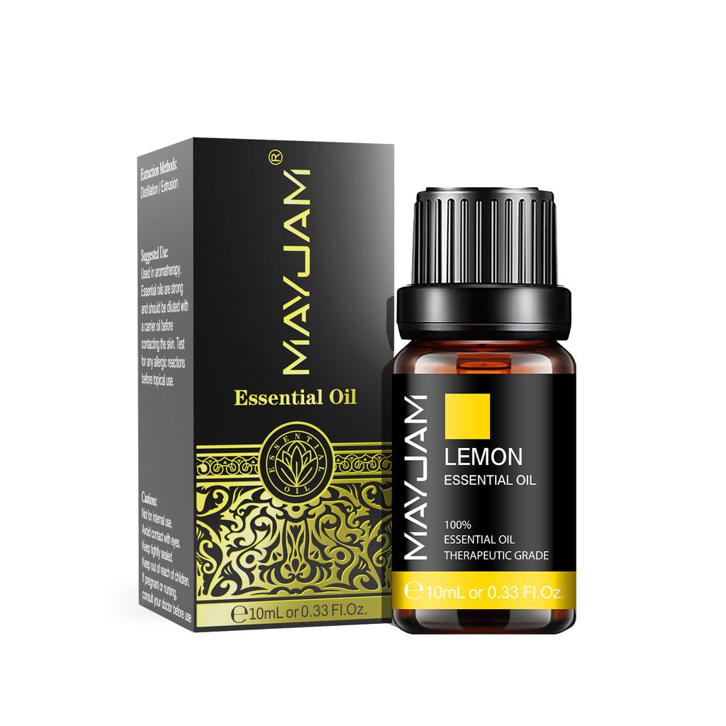 MAYJAM 10ML Eucalyptus Vanilla Essential Oils for Aromatherapy Air Fresh Diffuser Spa Massage Skin Care Lavender Jasmine Rose Aroma Oils