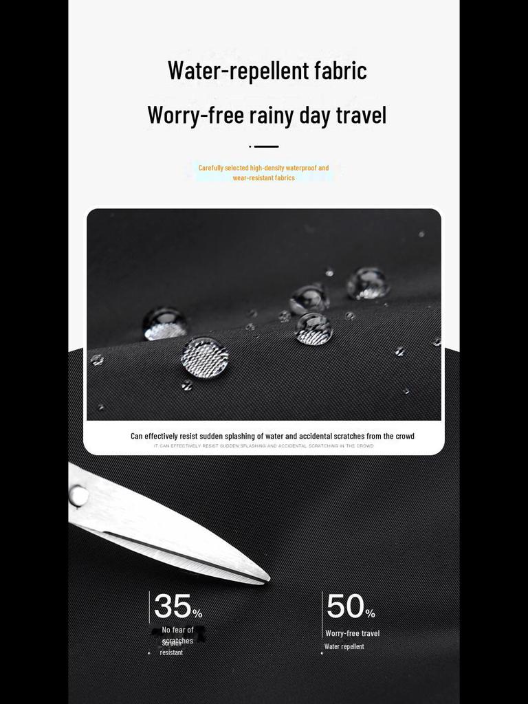 Men's Korean Style Double Back Laptop Backpack - Trendy Student Travel Bag