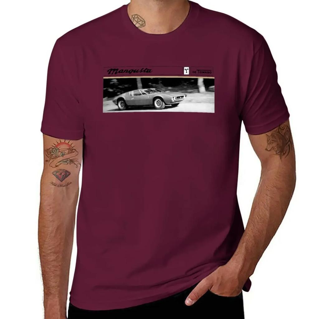 DE TOMASO MANGUSTA T-Shirt quick-drying tops summer clothes designer t shirt men