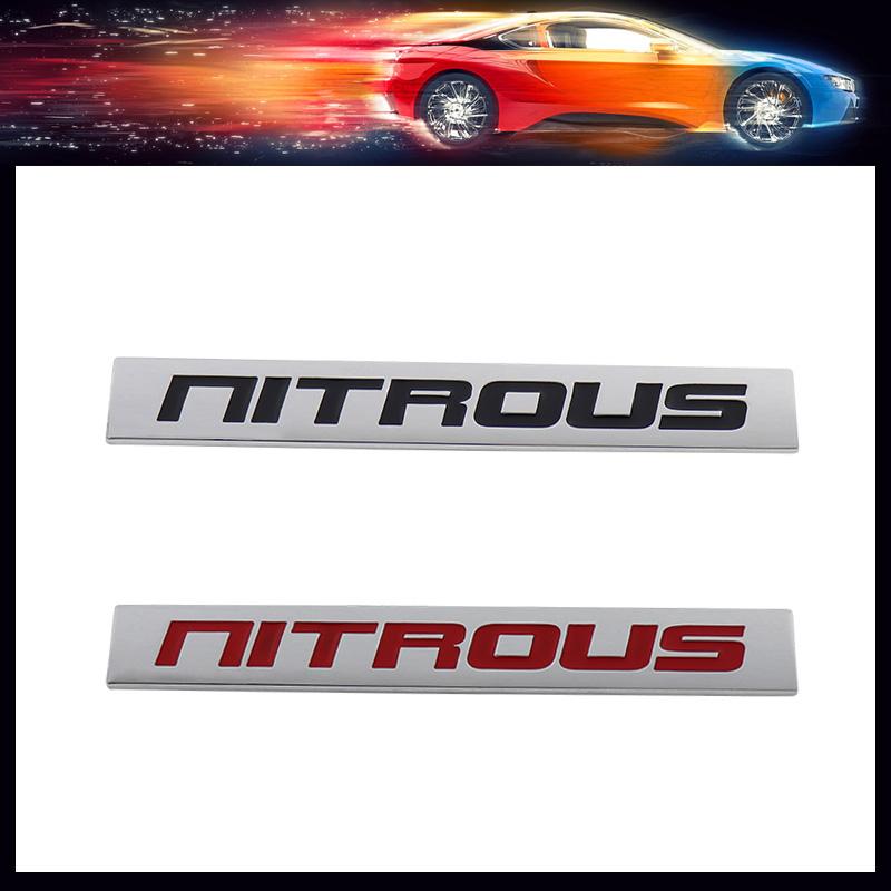 Premium NOS NITROUS Oxide Systems for Universal car Engine Hood Fender trunk Tail Rear Bonnet Nameplate Decal Emblem Badge Sticker
