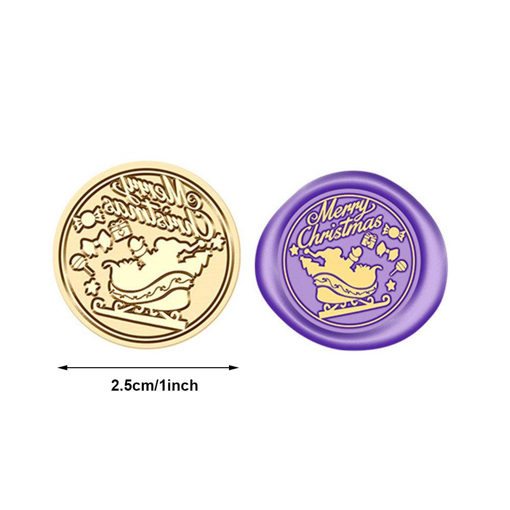 Фестиваль снежинок Ретро Винтаж Рождественская серия Медная латунная печать сургучной печатью