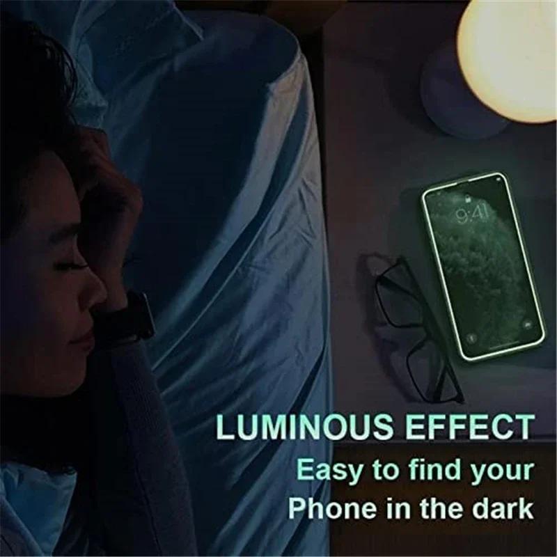 3 шт. Ночник Светящийся Защитный Экран Б/У Телефон для IPhone 12 11 13 14 15 16 17 Pro Max Plus Mini Чехол Закаленное Стекло Пленка