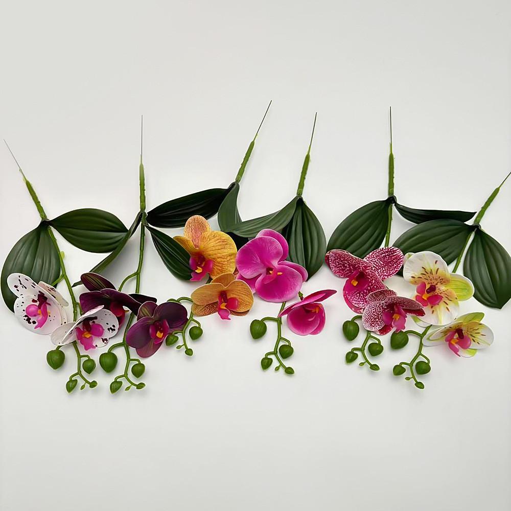 Orchid Butterfly With Realistic Leaves For Wedding And Event Settings