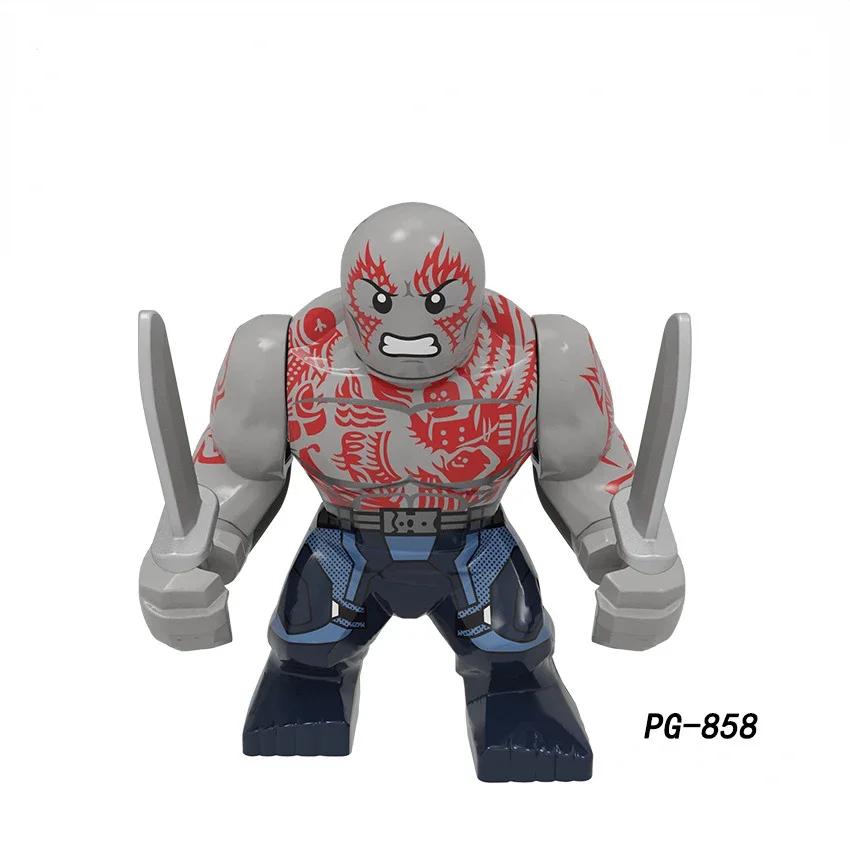 Action Figure: Marvel Mini Block Figurine Superhero Series Iron Man Spider Man Combination Block Children's Puzzle Toy Gift