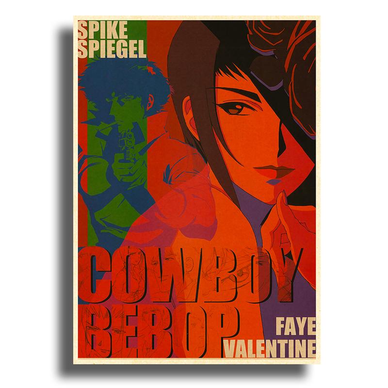 Cowboy Bebop Wall Decor Poster Wall Art Picture Wall Decor Canvas Painting Living Room Home Decoration Print Room Decor