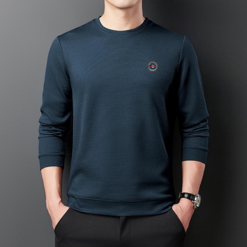 Long Sleeve T-shirt Men's Spring and Autumn New Casual Round Neck Undershirt Sweater Men