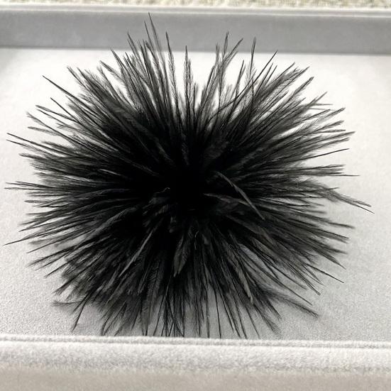 Брошь унисекс, мягкая шляпа из искусственного страуса, противоскользящая легкая одежда, украшение для сумки с перьями, свадебная вечеринка