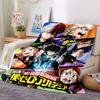 1pc Two Heroes Hero Academia Flannel Blanket,Ultra Soft Warm Plush Throw for Home Bedroom Bed Sofa Cover Camping Picnic gift Y7226