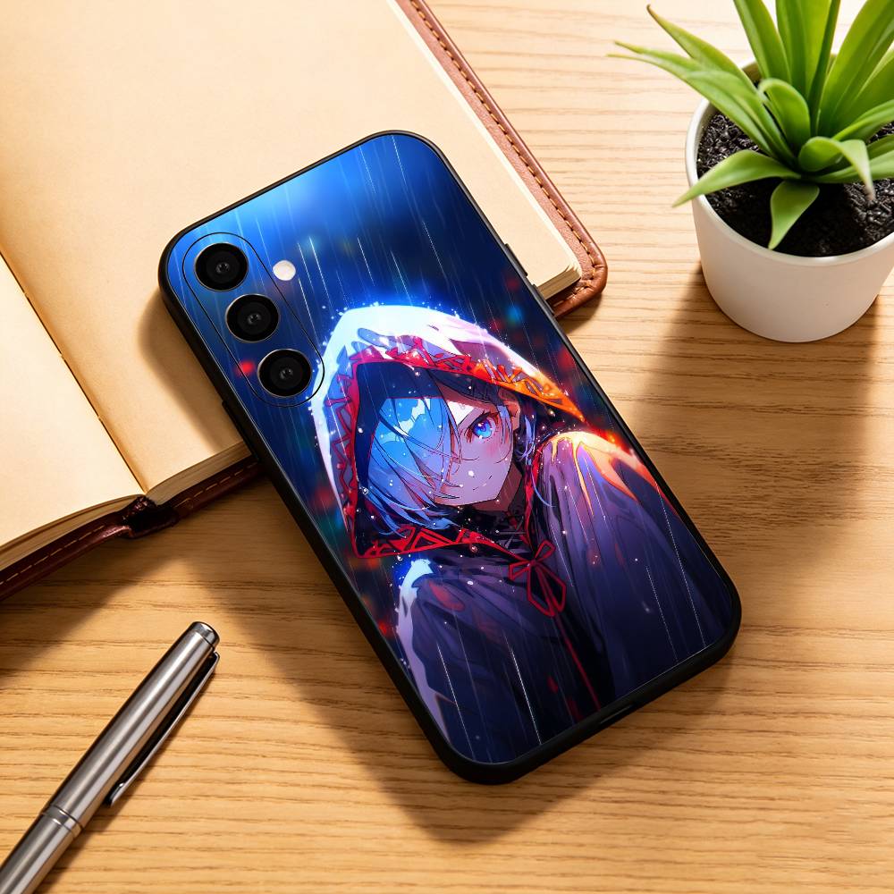 Чехол для телефона Zero Natsuki Subaru REM для Samsung Galaxy A73, A72, A71, A70, A53, A52, A51, Другие Мягкий Черный Чехол