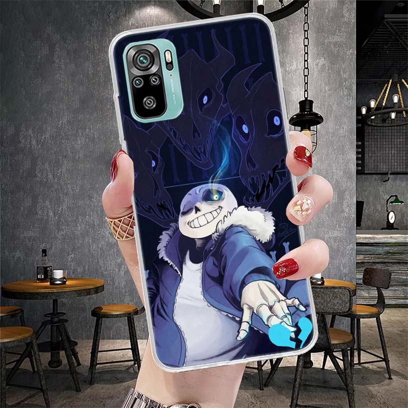 Undertale Papyrus Sans Doggo Soft Phone Case For Xiaomi Redmi Note 15 14 14S 13 12 Pro Plus 12S 11 11S 11E 10 10S 11T 5G Fundas