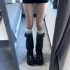 American Retro Women's Knee-High Boots 2025: Sweet Cool Thick Sole Over-the-Knee Knight Style