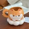 Cute Puppy Ceramic Mugs Home Creativity  High Appearance Level Couple Cups  Office Coffee Cups  Birthday Gifts