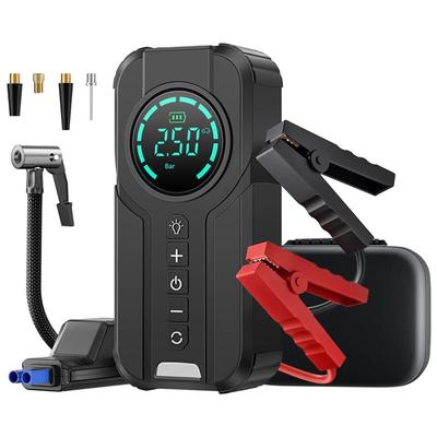 4 в 1 автомобильный стартер Power Bank воздушный компрессор насос 1000A портативная электростанция 8400 мАч автомобильное зарядное устройство Booster