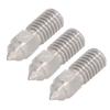 3 Pcs 0.4mm Nozzle High Flow Stainless Steel 3D Printer Nozzle for Elegoo Neptune 4 4Pro