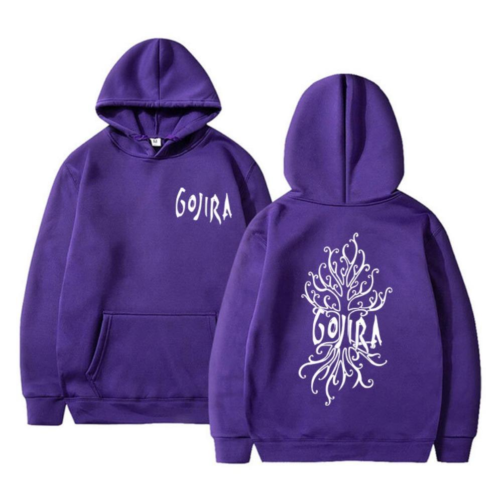 French Metal Band Gojira The Link Alive Music Album Cover Do Fabric Street Hoodie Skating Running Sweatshirt Cyberpunk Style