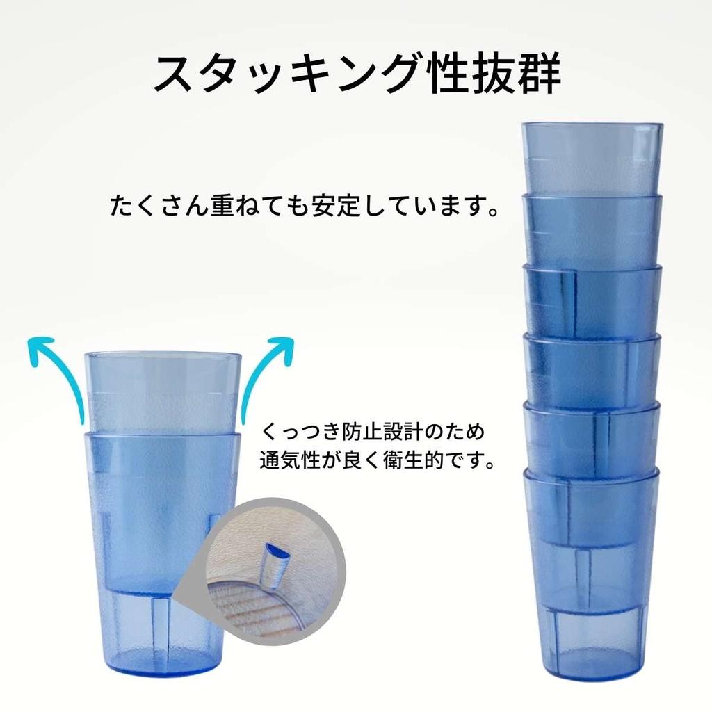 Thunder Group Стакан 470 мл 16 унций, набор из 12 стаканов для коммерческого использования, можно мыть в посудомоечной машине, пластиковый, стеклянный, легкий, ударопрочный, с антипригарным покрытием PLTHTB016B-12S