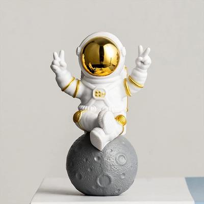 Симпатичная фигурка астронавта из космоса, экшн-фигурка, игрушки, статуя для экспоната, домашний декор для гостиной