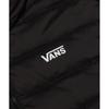Vans Легкий пуховик с капюшоном черного цвета Vn000p2pblk1