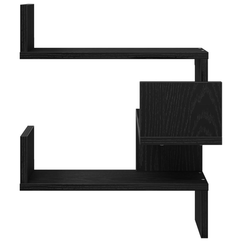 2 Pieces Wall Mounted Shelf for Bathroom, Living Room and Entrance Decorative Storage Rack, 40x40x49.5cm