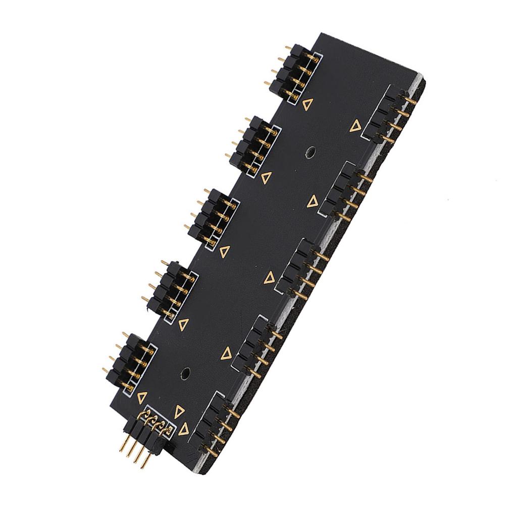 Компьютерный 10-канальный RGB-хаб PC MOD Материнская плата RGB-удлинитель для вентилятора