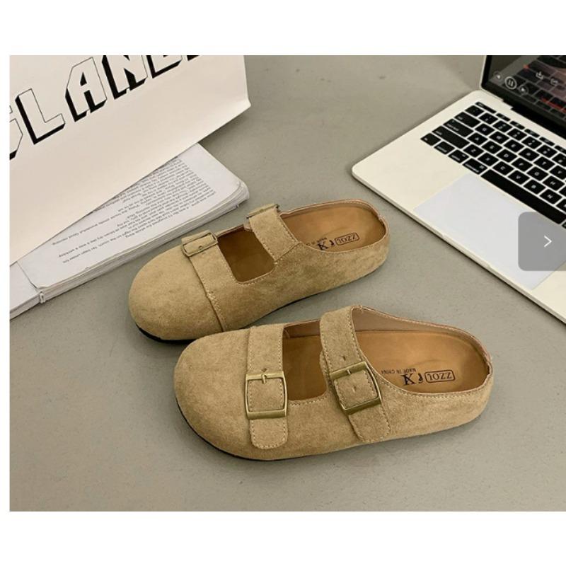 Бокен Шлепанцы Летние и весенние Туфли на толстой подошве Туфли Muller and Mary Jane Полутапочки